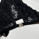 شورت فانتزی زنانه مدل گیپور پاپیون دار پشت باز - Image 4