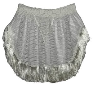 شورت زنانه مدل دامنی توری