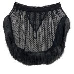 شورت زنانه مدل دامنی خال خالی