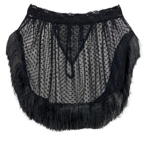 شورت زنانه مدل دامنی خال خالی