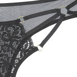 شورت زنانه مدل گیپور سه بند حلقه دار - Image 2