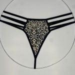 شورت فانتزی زنانه مدل لامبادا 3 بند پلنگی - Image 2