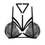 سوتین فانتزی زنانه مدل گیپور هارنس دار کد 270