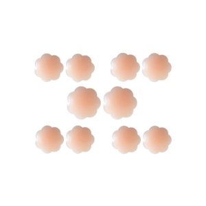 چسب سینه مدل سیلیکونی نیپل 10 عددی