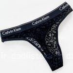 شورت زنانه مدل لامبادا توری طرح پلنگی کلوین کلین - Image 2