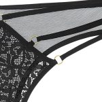 شورت فانتزی زنانه مدل گیپور مثلثی سه بند - Image 2