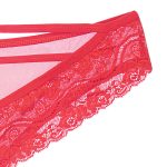 شورت فانتزی زنانه مدل گیپور دو بند حلقه دار - Image 4