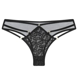 شورت فانتزی زنانه مدل گیپور مثلثی سه بند