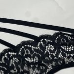 شورت فانتزی زنانه مدل گیپور اریب بند دار - Image 2