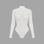 بادی حریر یقه سه سانت سفید