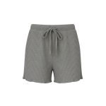 ست تاپ و شلوارک راحتی زنانه رنگ طوسی - Image 4