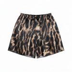 لباس خواب زنانه مدل گیپور و ساتن پلنگی 102 - Image 4