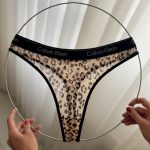 شورت زنانه لامبادا مرلین مدل پلنگی کلوین کلین - Image 2