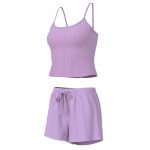 ست تاپ و شلوارک راحتی زنانه یاسی - Image 2