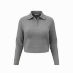 ست بلوز و شلوار زنانه مدل پاچه کشی یقه برگردان A67 - Image 2