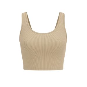 کراپ‌تاپ زنانه مدل کبریتی یقه گرد