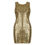 پیراهن زنانه فلسی مدل دیسکویی