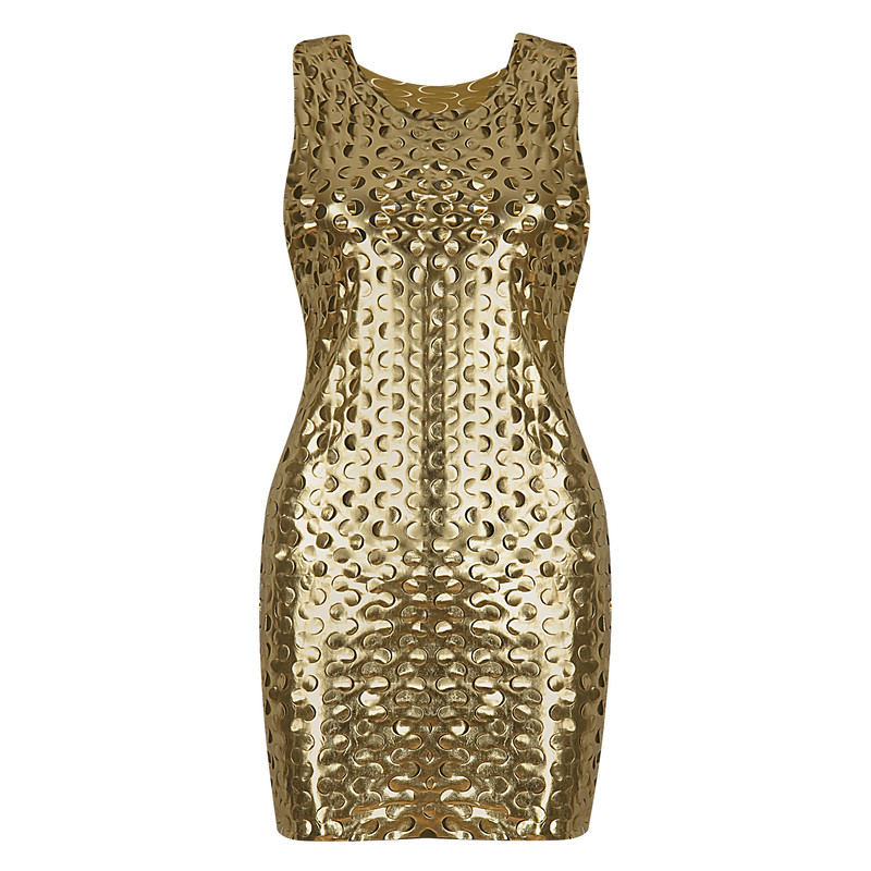 پیراهن زنانه فلسی مدل دیسکویی