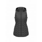 پافر بلند زنانه کلاه دار طوسی