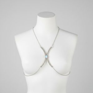 زنجیر سینه نگین دار سلویا کد 61