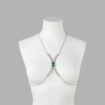 زنجیر سینه نگین دار سلویا کد 76