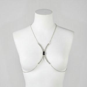 زنجیر سینه نگین دار سلویا کد 65