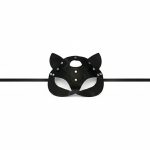 ماسک فانتزی چرمی Black Cat
