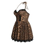 لباس خواب فنردار پلنگی کد 1628 - Image 2