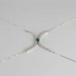 زنجیر سینه نگین دار سلویا کد 76 - Image 2