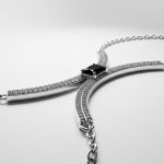 زنجیر سینه نگین دار سلویا کد 65 - Image 2