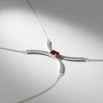 زنجیر سینه نگین دار سلویا کد 63 - Image 2