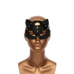 ماسک فانتزی چرمی Black Cat - Image 2