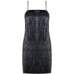 پیراهن مجلسی زنانه مشکی MANGO