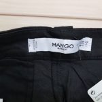 شلوارک مشکی بند دار MANGO - Image 3