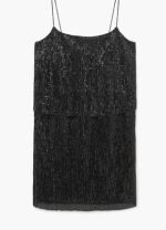 پیراهن مجلسی زنانه مشکی MANGO - Image 3