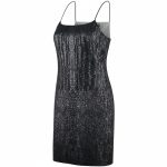 پیراهن مجلسی زنانه مشکی MANGO - Image 2