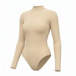 بادی نخی یقه سه سانت کرم مه جامه - Image 2