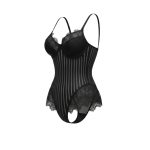 بادی فانتزی زنانه مدل پر دار راه راه 1044 - Image 4