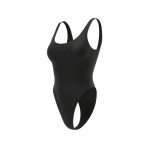 بادی نخی حلقه ای یقه گرد مشکی مه جامه - Image 2