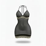 پیراهن خواب فانتزی زنبوری پلنگی 6013