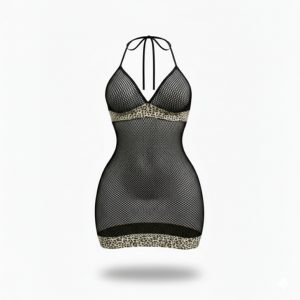 پیراهن خواب فانتزی زنبوری پلنگی 6013