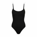 بادی نخی آستین بندی مشکی مه جامه