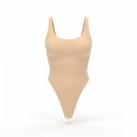 بادی نخی حلقه ای یقه گرد کرم مه جامه