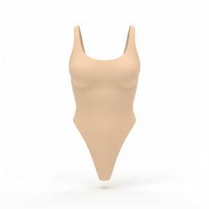 بادی نخی حلقه ای یقه گرد کرم مه جامه