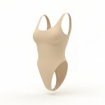 بادی نخی حلقه ای یقه گرد کرم مه جامه - Image 2