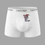 ست شورت کاپلی نخی طرح تام و جری سفید - Image 2