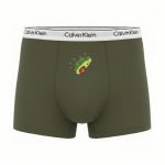 ست شورت کاپلی نخی طرح آواکادو سبز - Image 2