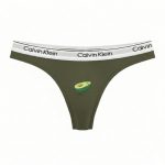 ست شورت کاپلی نخی طرح آواکادو سبز - Image 3