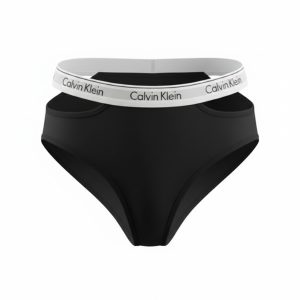 شورت زنانه مدل اسلیپ بغل باز مرلین مشکی کلوین کلین