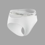 شورت زنانه مدل اسلیپ بغل باز مرلین سفید کلوین کلین - Image 2